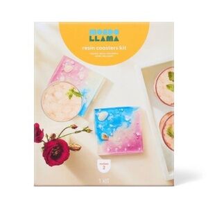 ❗️SOLD OUT ❗️Resin Coasters Kit - Pink and Blue